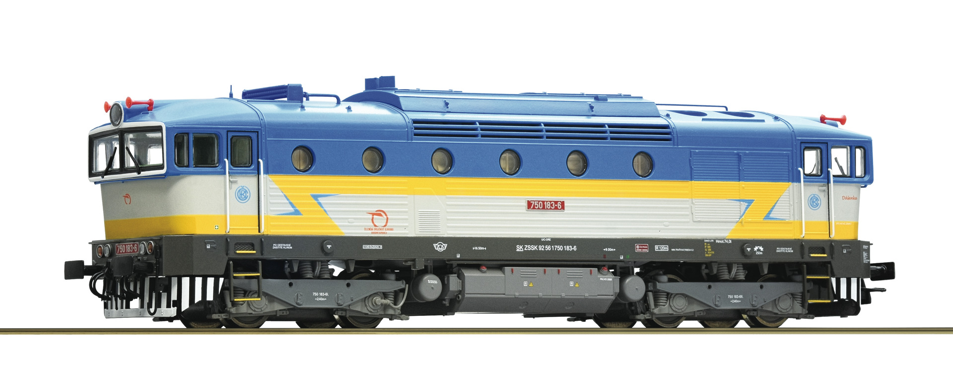 7300056 ZSSK Diesellok 750 183-6 Ep.6