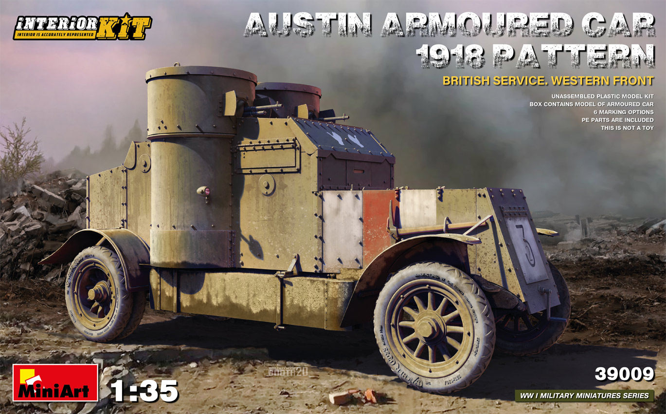 39009 Austin Armoured Car 1918 Pattern