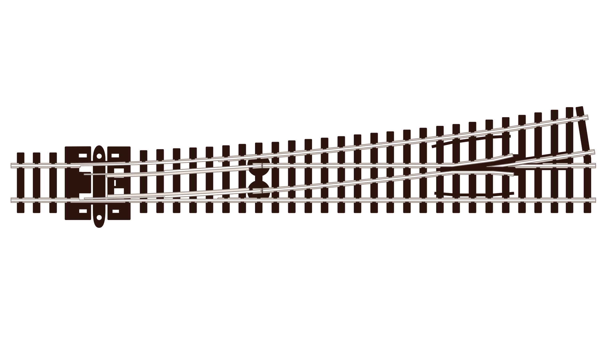SLE389 Weiche links  großer Radius(1)