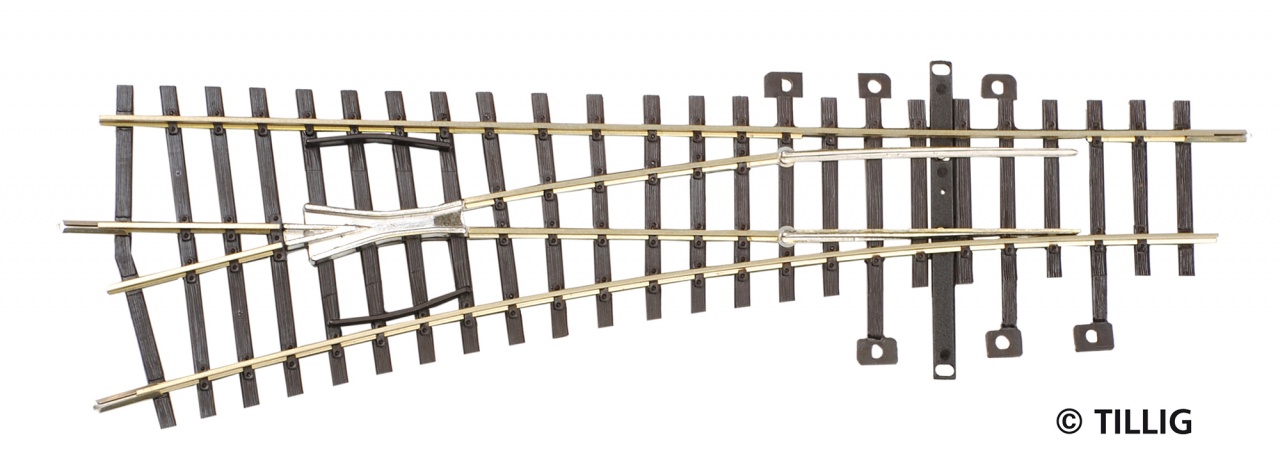 82322 Weiche links 15° Handbetrieb
