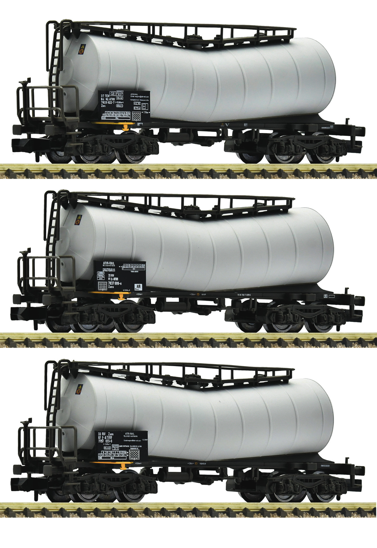 6660170 ATR Rail Knickkesselwagen Set 3tlg. Ep.6