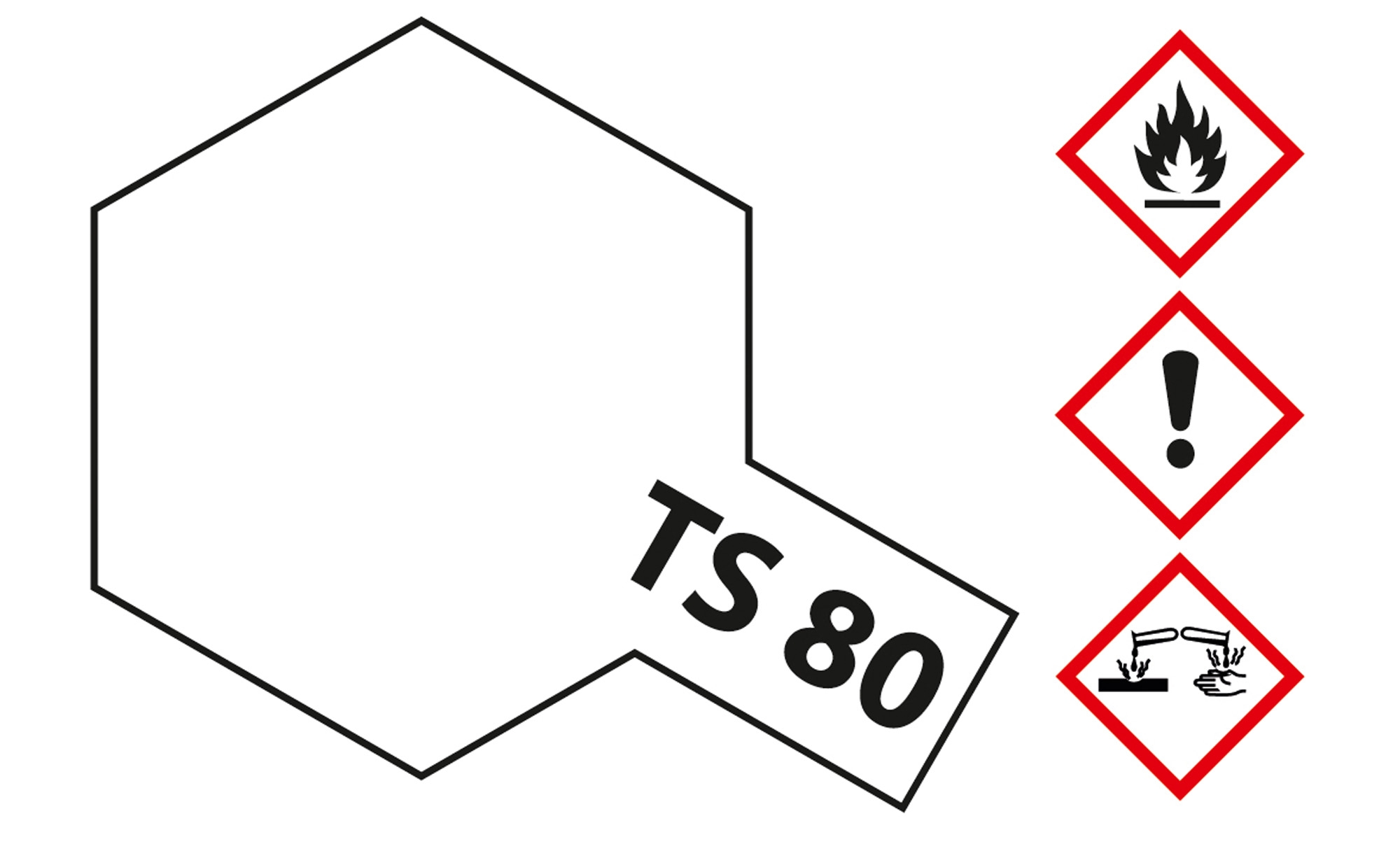 85080 TS80 - Spray Matt Klar 100ml