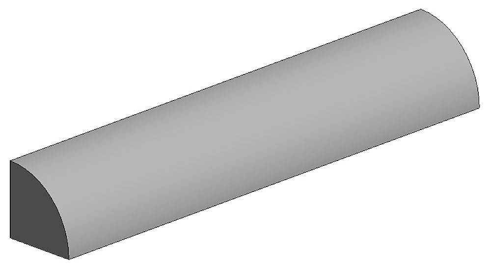 500246 Viertelstab, 35 cm lang 0,75mm