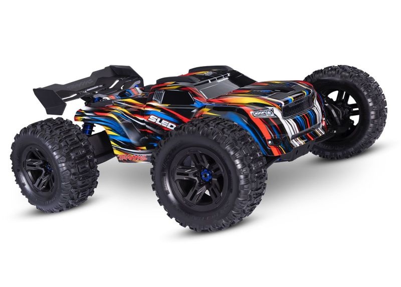 TRX95096-4-BLUE SLEDGE 4x4 belted blau 1/8 Monster-Truc