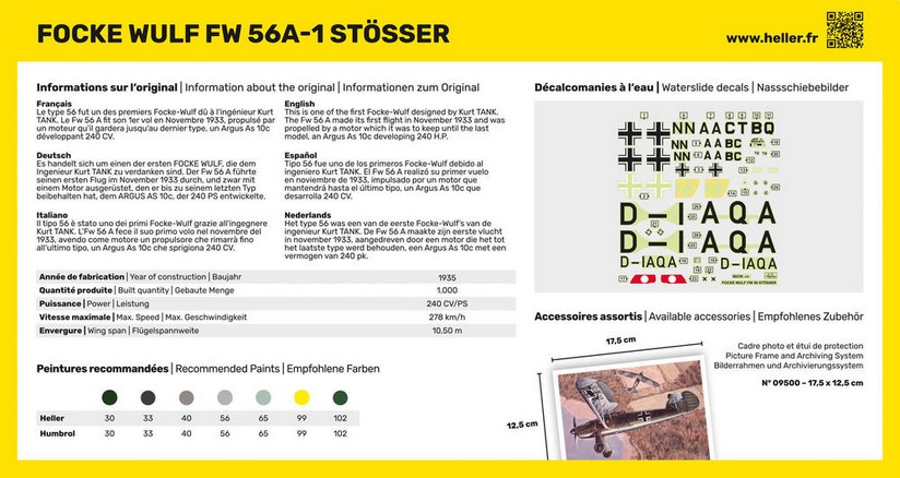 Heller 80238 Focke Wulf Stösser