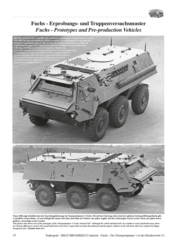 Tankograd TG5051 Spezial Fuchs in der Bundeswehr Teil 1