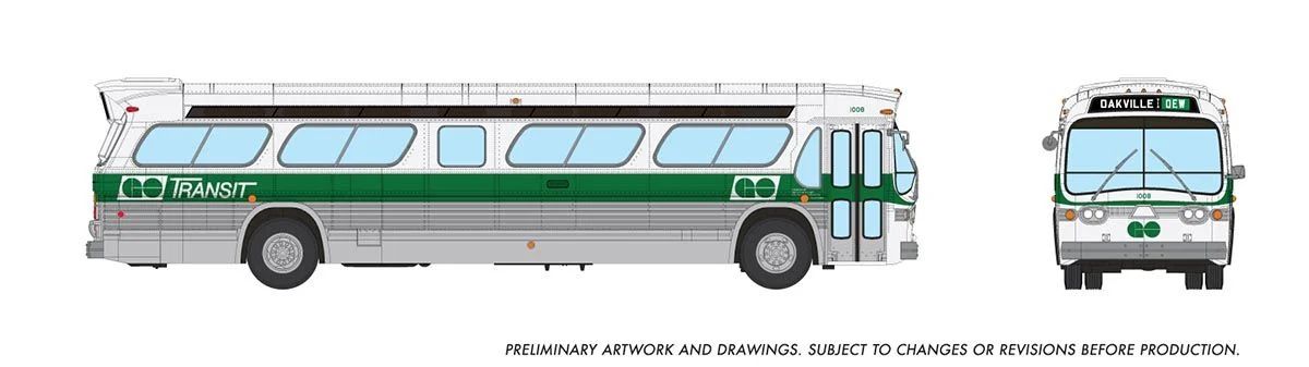 753107 New Look Bus (Deluxe) GO Transit #1008