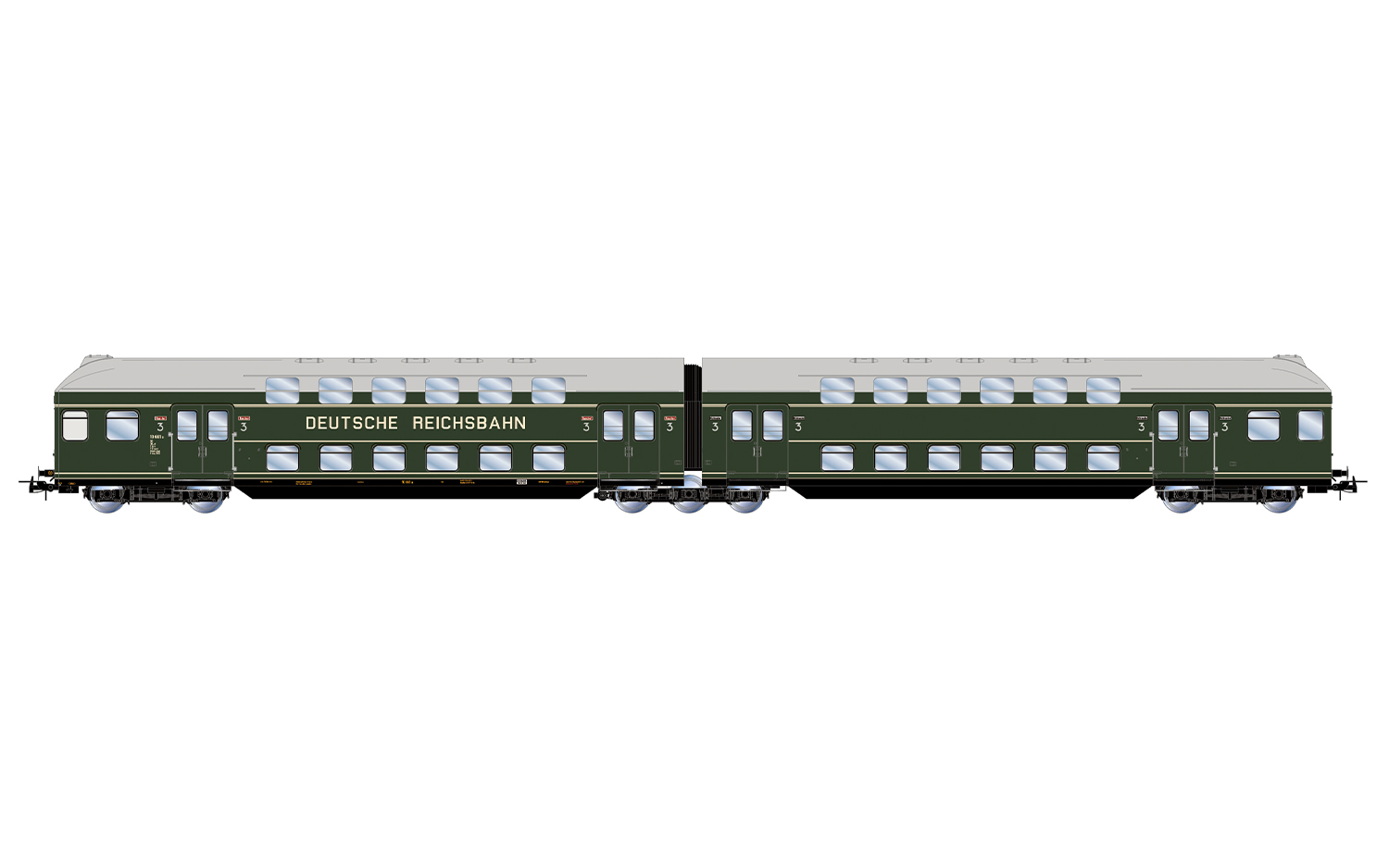 HR4425 DR Doppelstockwagen Set 2tlg. Ep.3