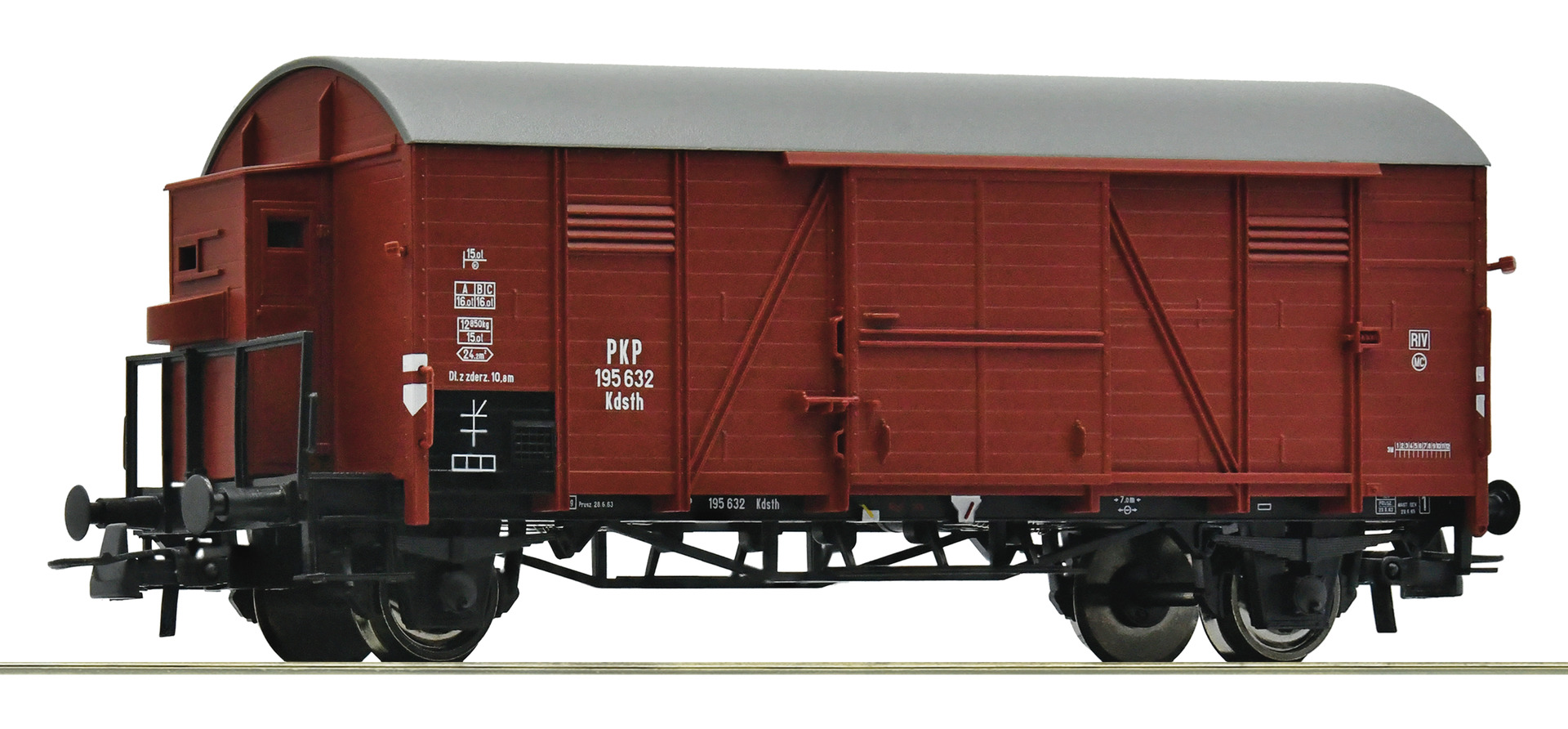 6600059 PKP Gedeckter Güterwagen Ep.3