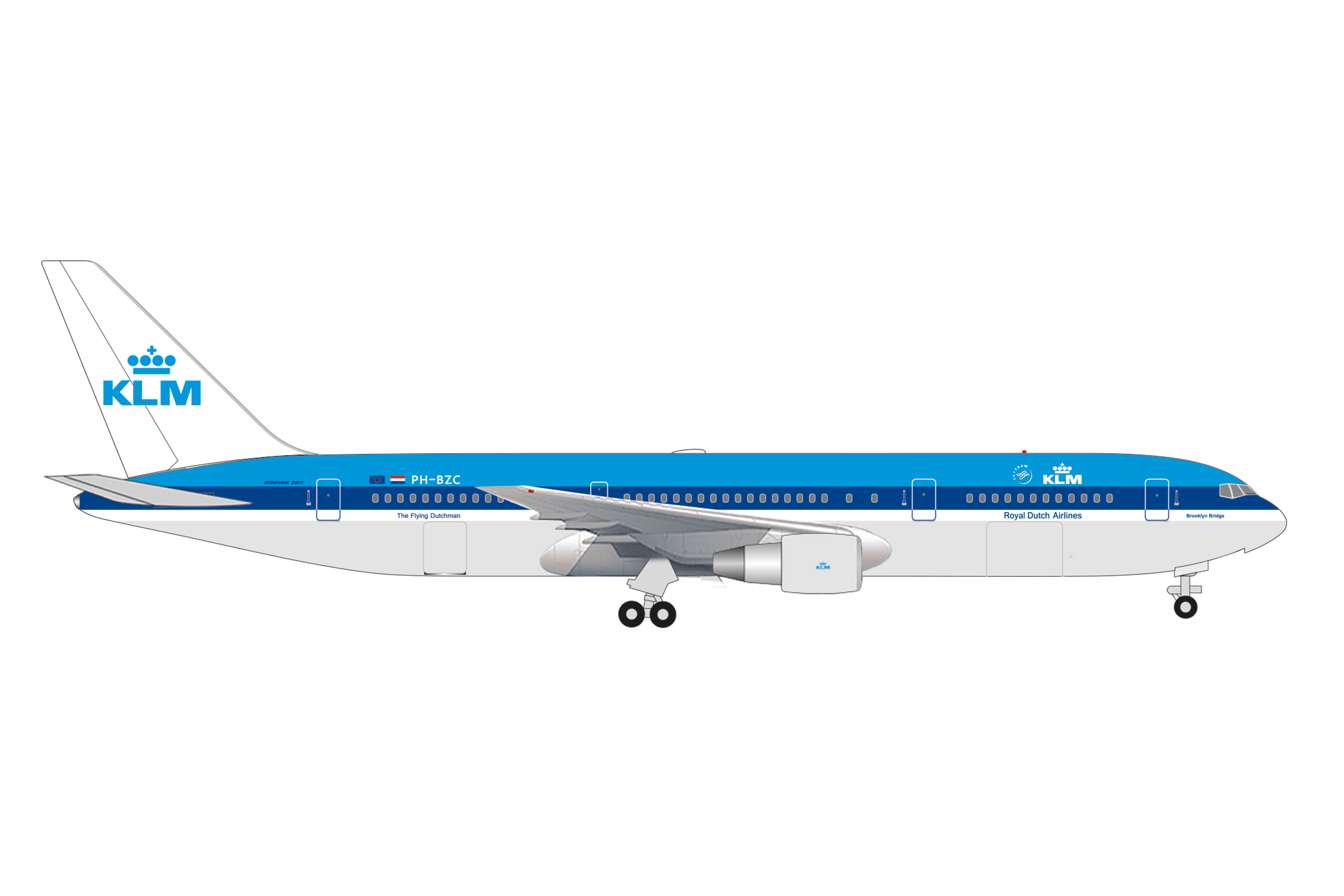 537759 Boeing 767-300 KLM