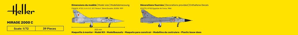 Heller 80303 Mirage 2000 C