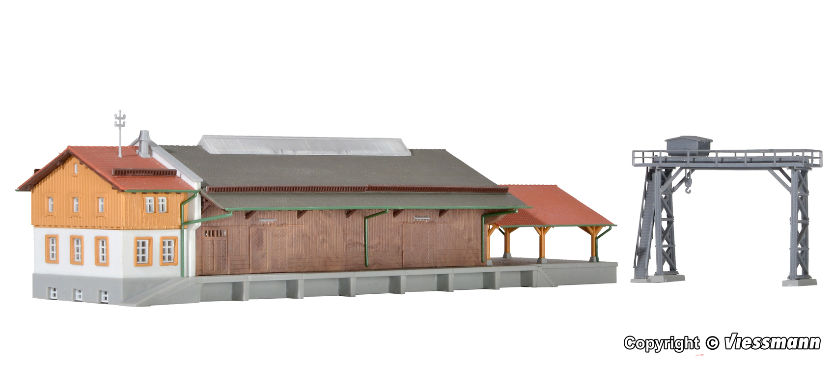 36606 Güterhalle mit Überladekran