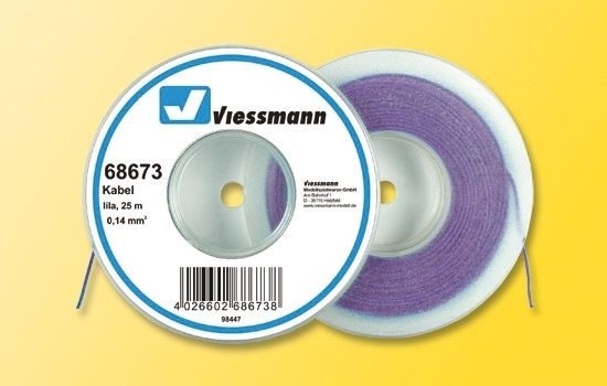 68673 25 m Kabel, 0,14 mm², lila