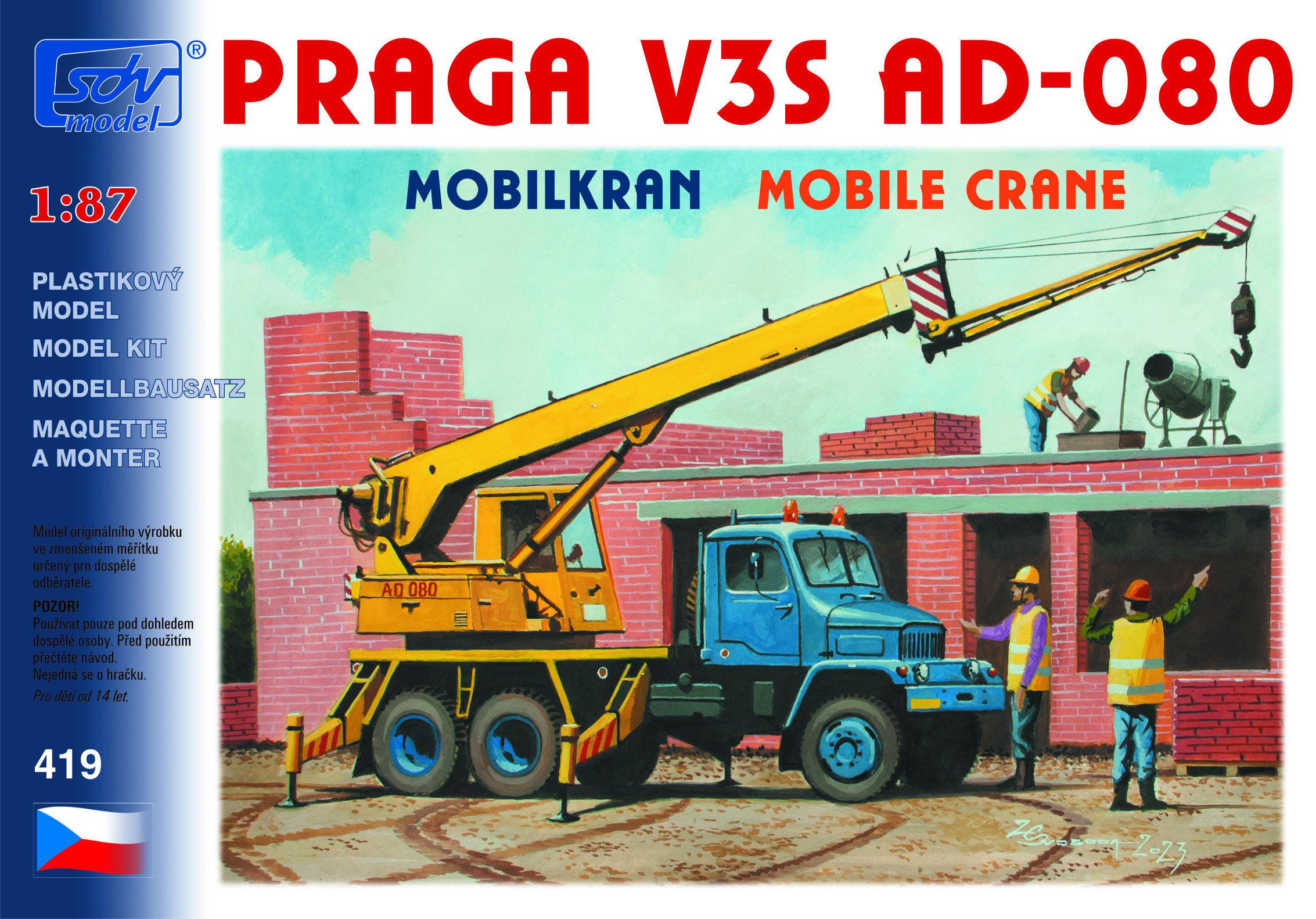 SDV model 419 Praga V3S AD-080