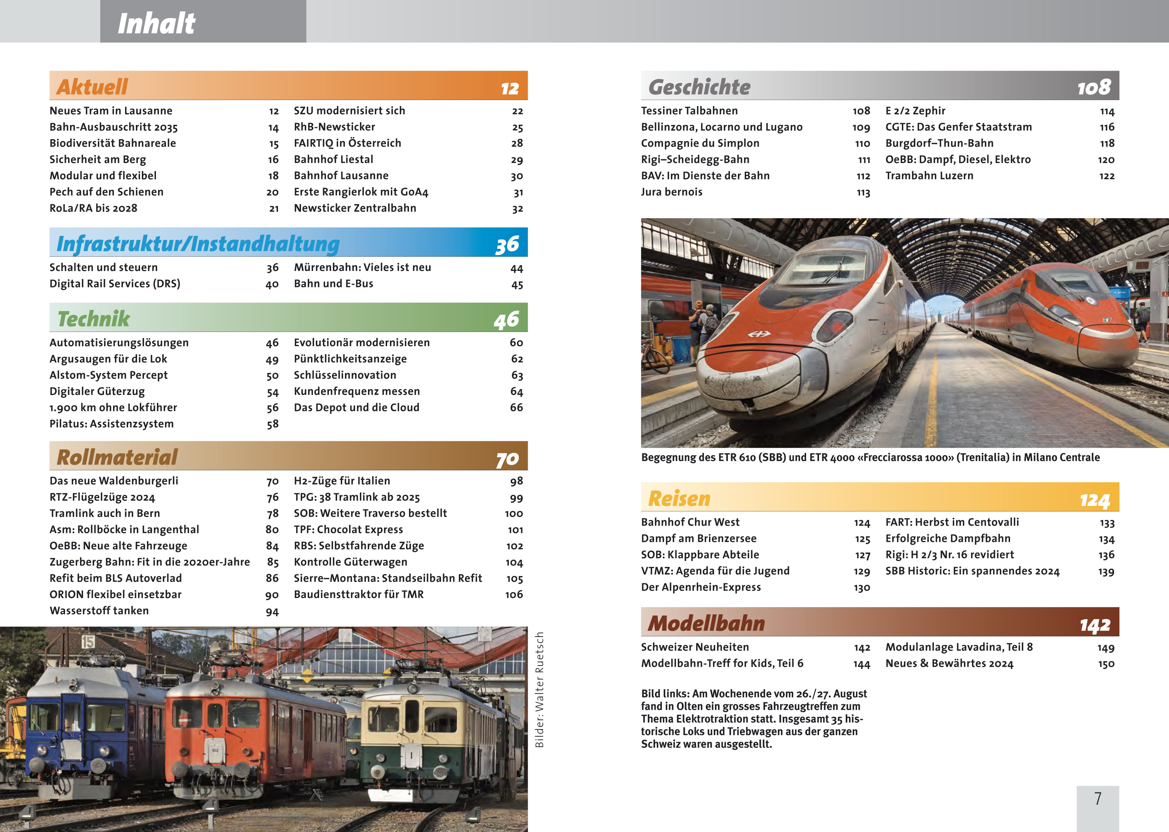 Edition Lan 0933-2 Bahn-Jahrbuch Schweiz 2024