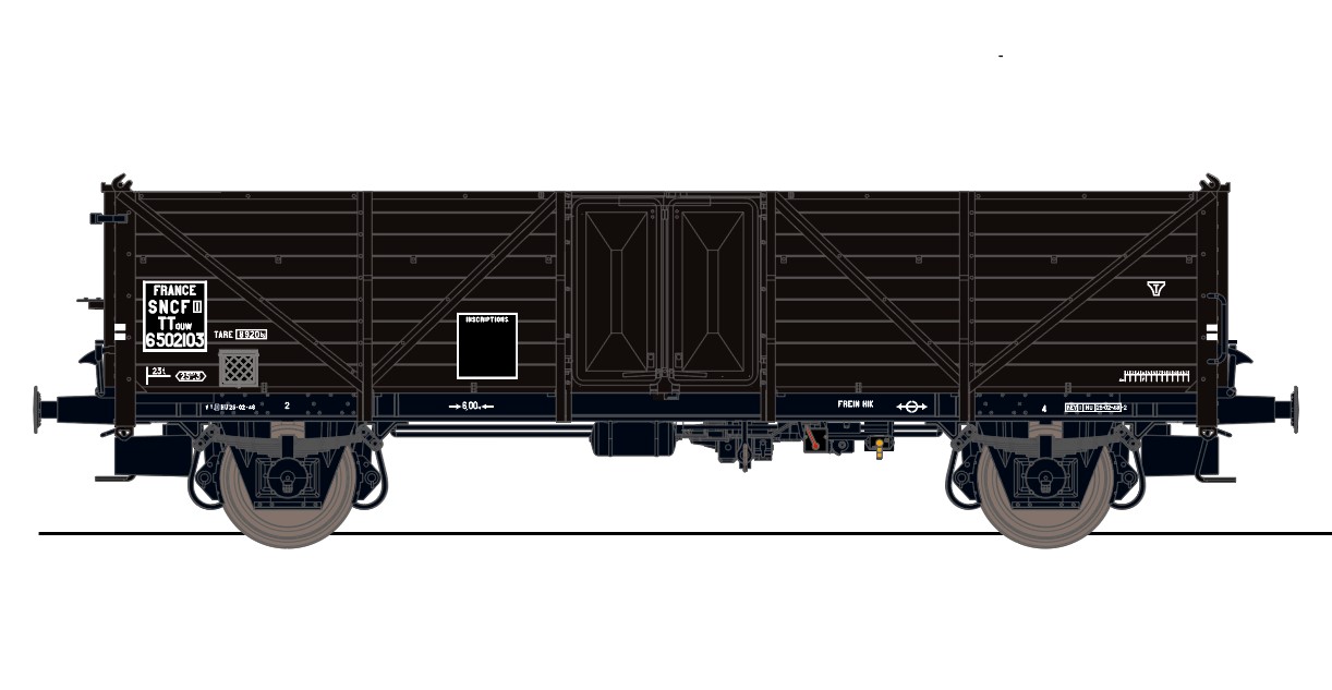 Exact-train 20351 FRANCE offener Güterwag. Klagenfurt Ep.3