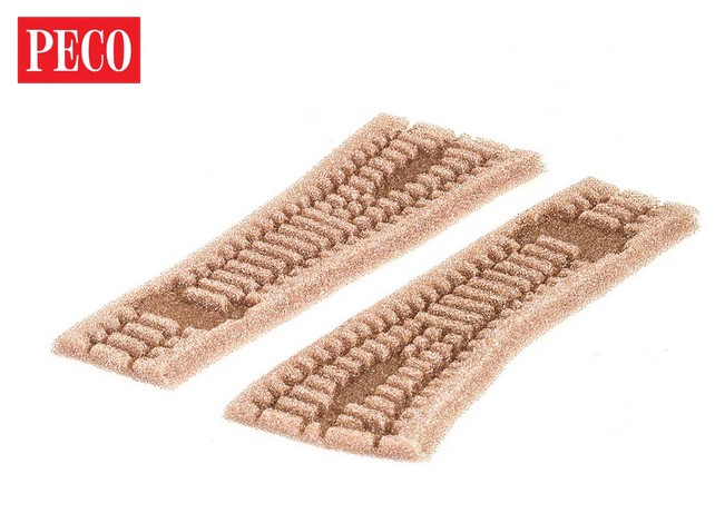 SL-352 Schottereinlage, mittlerer Radius, links