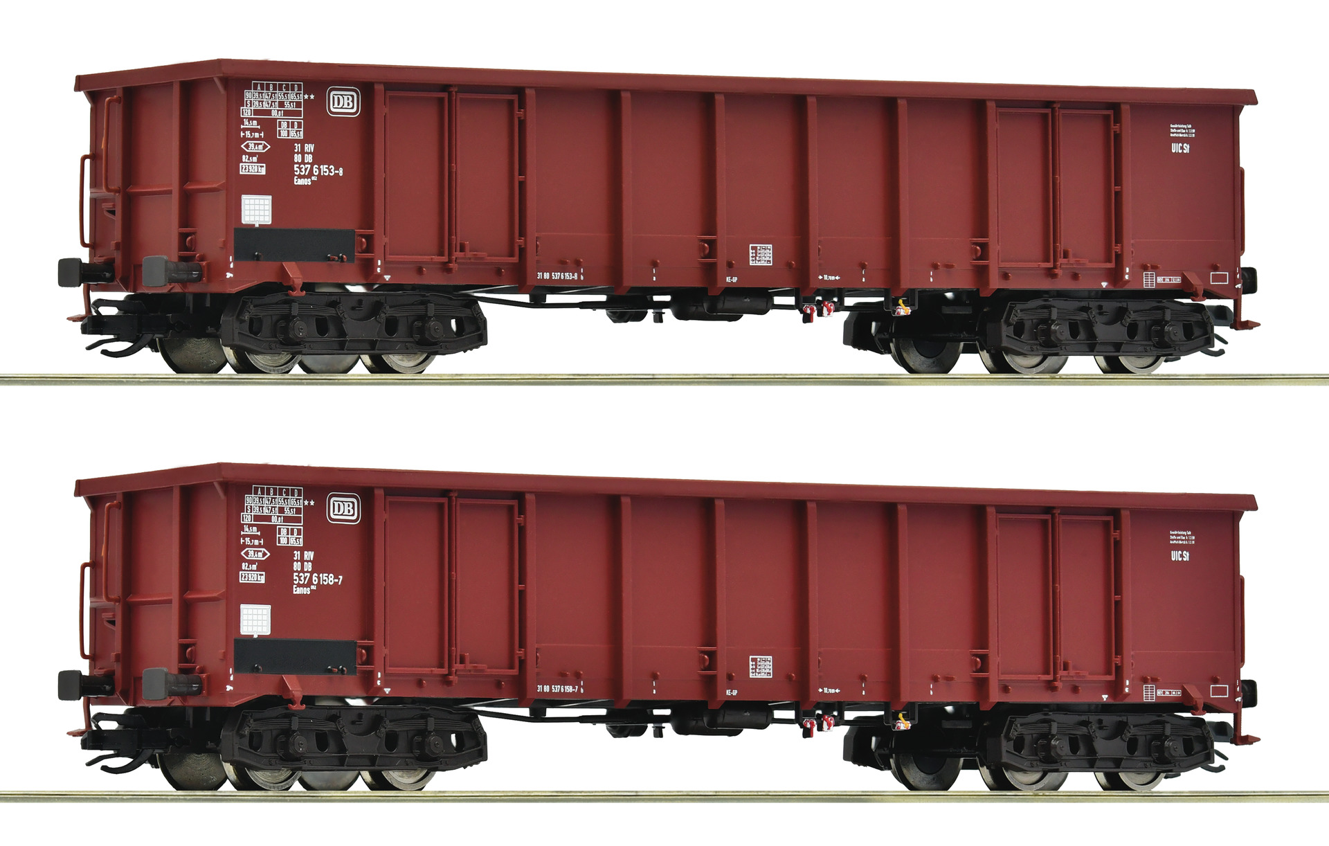6680016 DB off. Güterwagen Eanos Set 2tlg. Ep.4