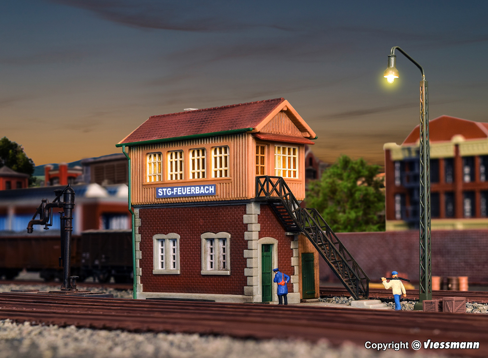 Kibri 37805 Stellwerk Stuttgart-Feuerbach