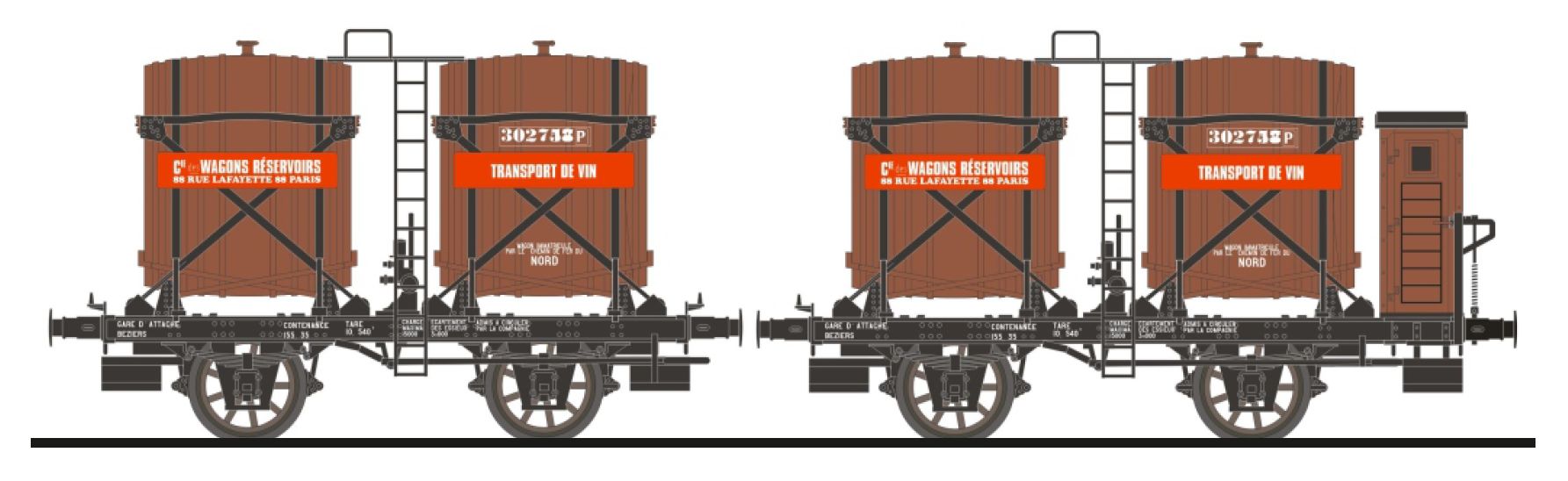 4511 NORD Weinfasswagen-Set 2-tlg. Ep.2