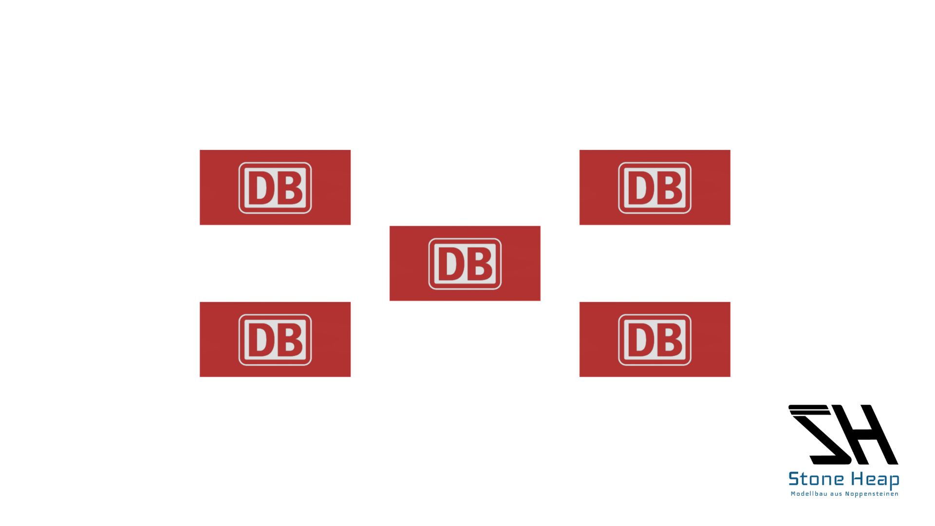 SH-9036 1x2 Tile (Fliese) DB rot