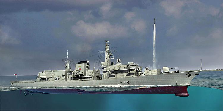 754544 HMS TYPE 23 Frigate - Kent (F78)