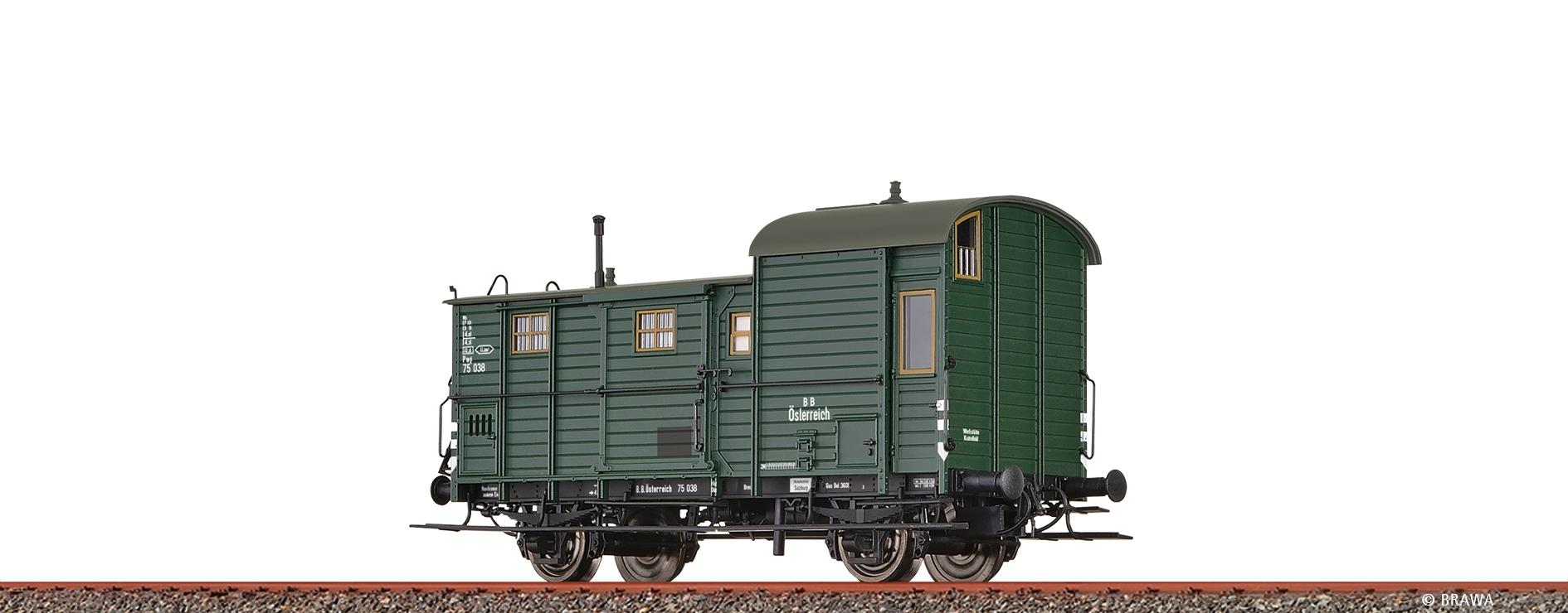 48372 BBÖ Güterwagen Gepäckwagen Pwg pr12 Ep.3