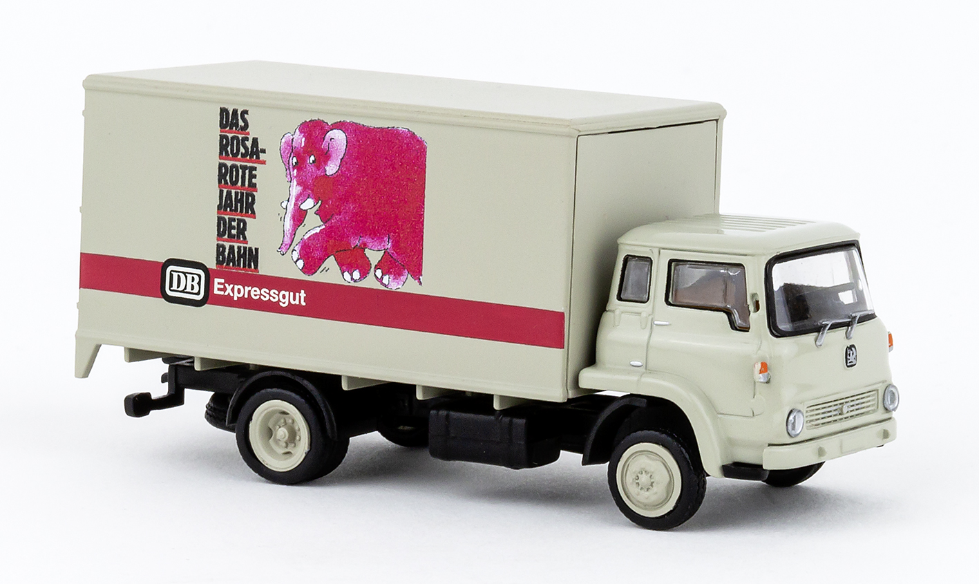 35931 Bedford TK Koffer-Lkw DB/rosarote Wochen
