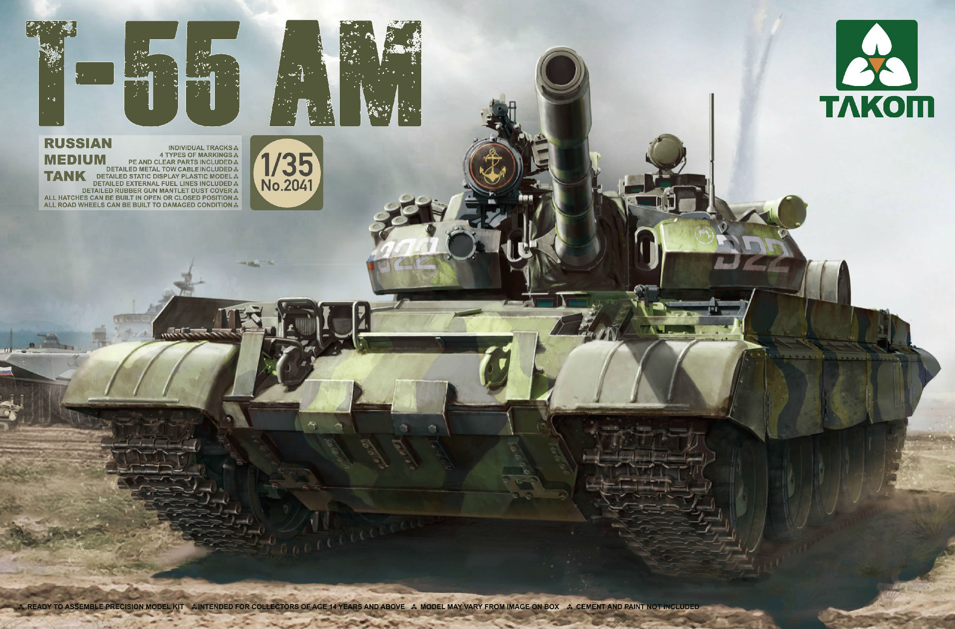 2041 Russina Medium Tank T-55AM