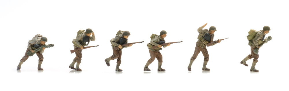 5720015 US D-Day Infanterie stürmt den Strand (