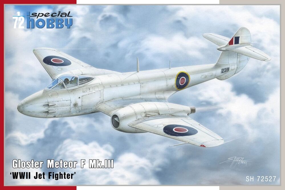 SH72527 Gloster Meteor F Mk.III WWII Jet Fighter