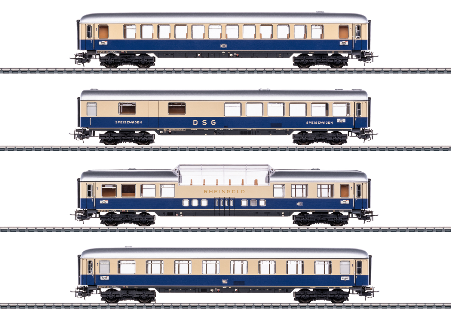40852 DB Rheingold-Wagenset 4tlg. Ep.3 Retro-M