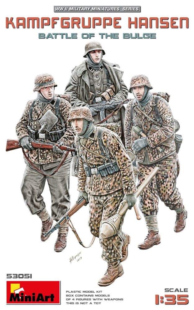 53051 Kampfgruppe Hansen. Battle of the Bulge
