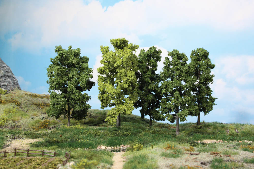 1990 5 Laubbäume 18 cm