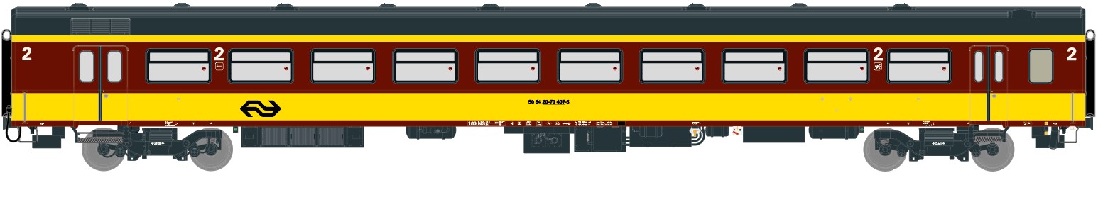 Exact-train 11084 NS Reisezugwagen ICR B Ep.4