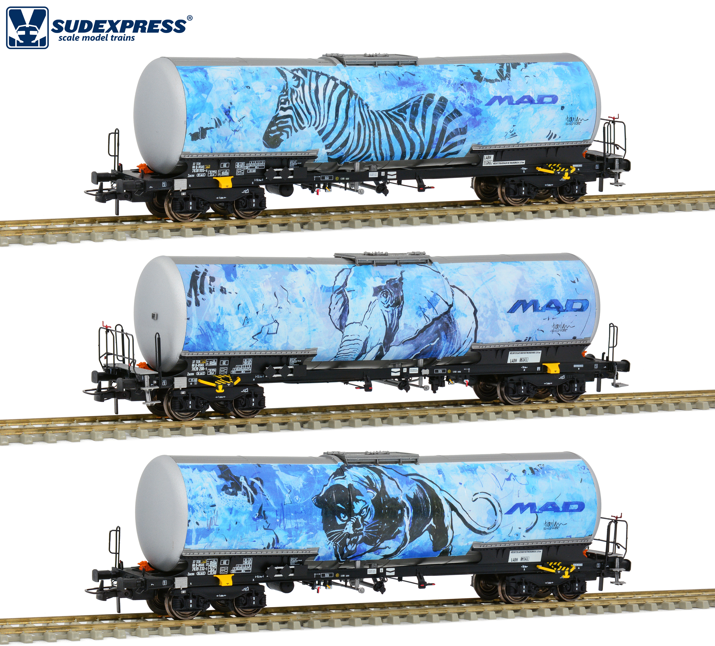 Sudexpress S783902 BSAS MAD Kesselwagen-Set 3-tlg. Ep.6