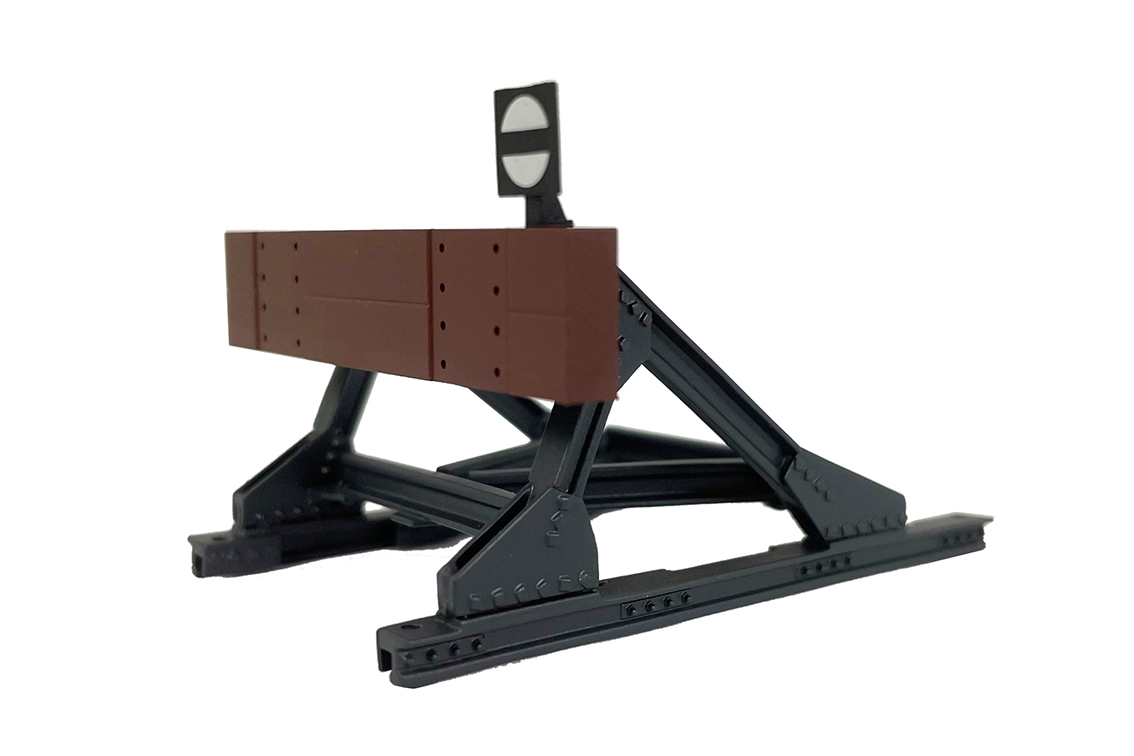 55067 Prellbock mit Bohle