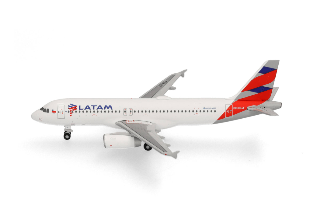 Herpa 538862 Airbus A320 LATAM Airlines Chile CC-BLA