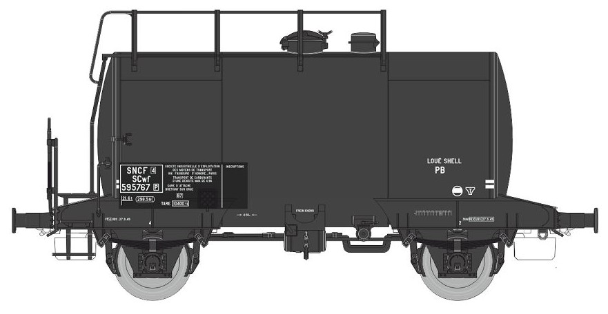 WBE-003 SNCF SHELL Kesselwagen 2-achs Ep.3