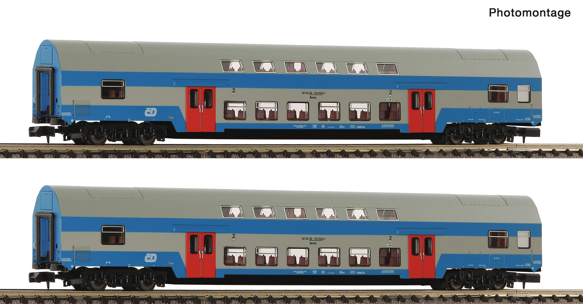 6260093 CD Doppelstockwagen Bmto Set 2tl. Ep.5/6