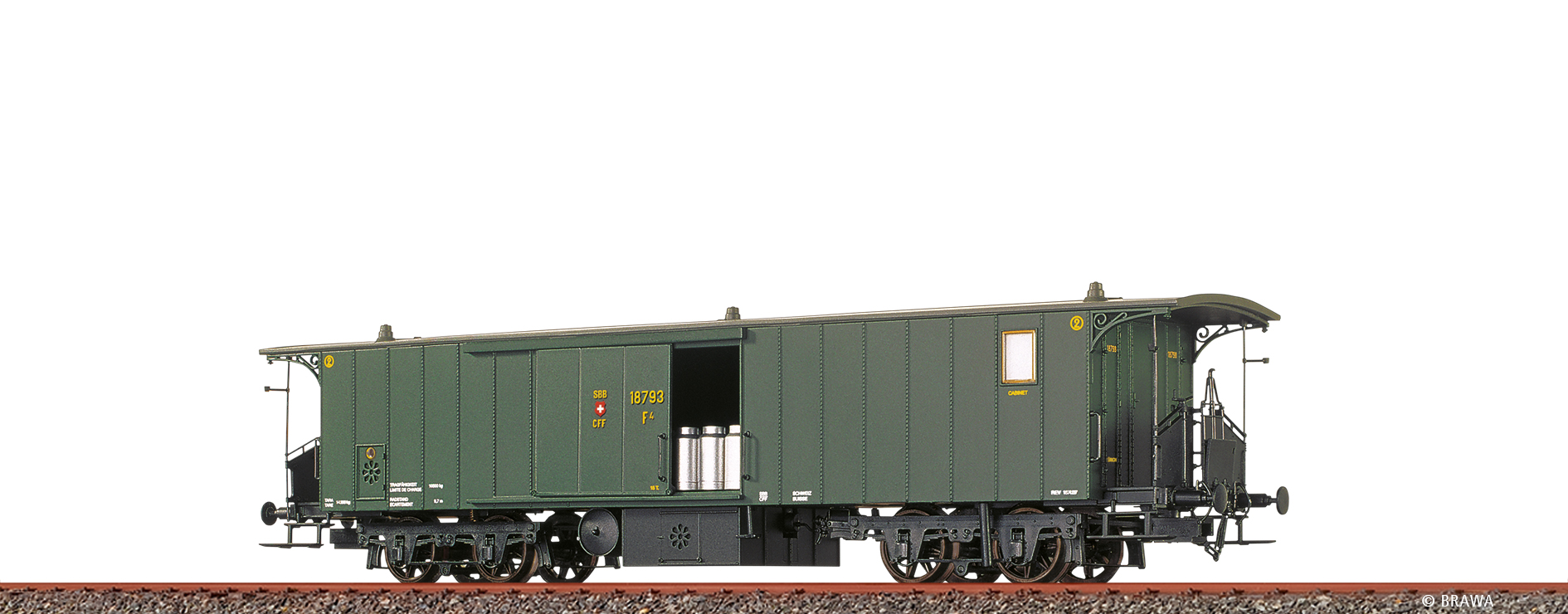 45715 SBB Gepäckwagen F4 amerik. 4-Achser Ep.2