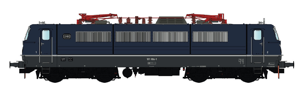 16531AC E-Lok BR 181 104 DB, Ep.IVb, AC