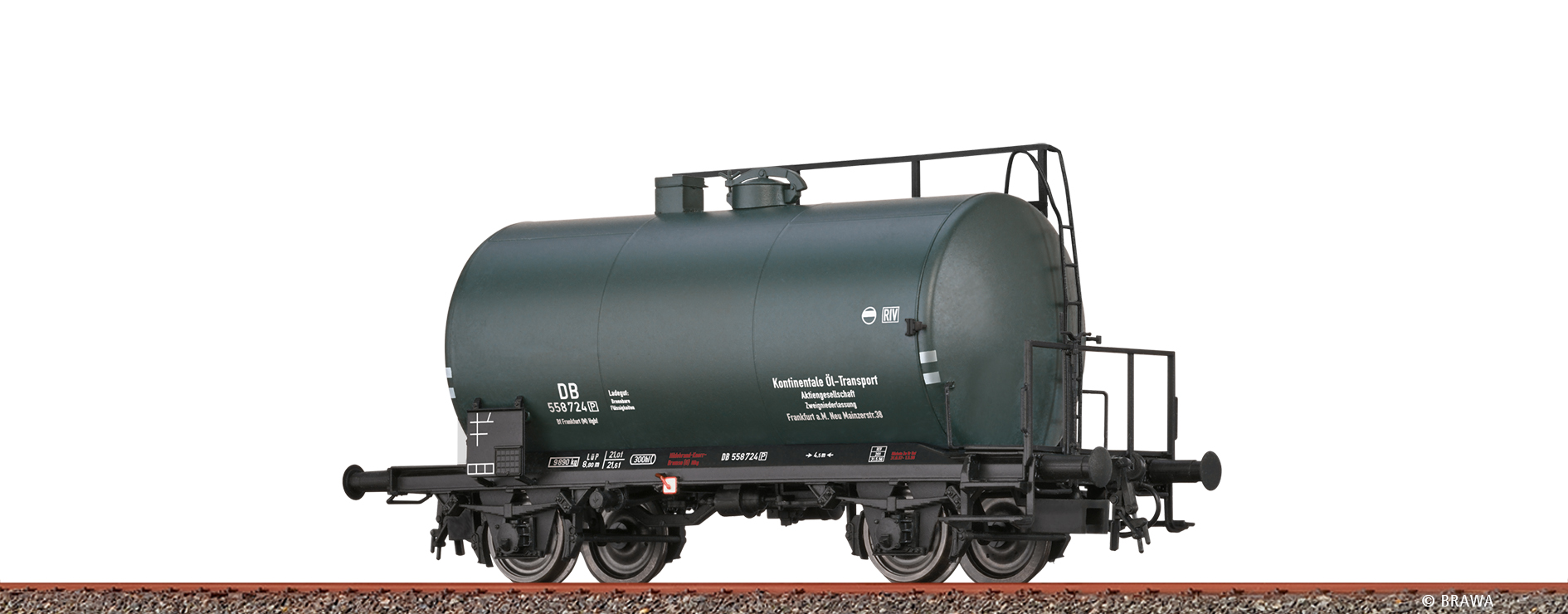 Brawa 51155 DB Kesselwagen 2-achsig Z Ep.3