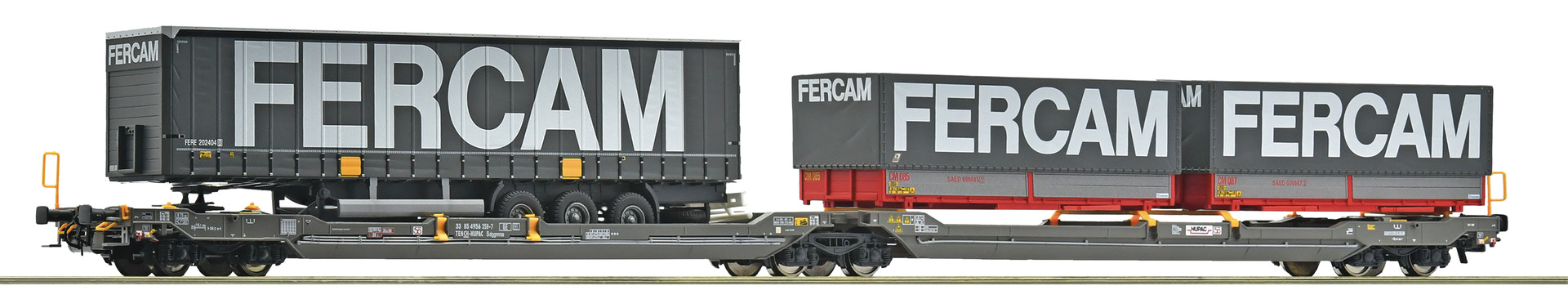 Roco 6600235 HUPAC Gelenktaschenwagen T3000e Ep.6