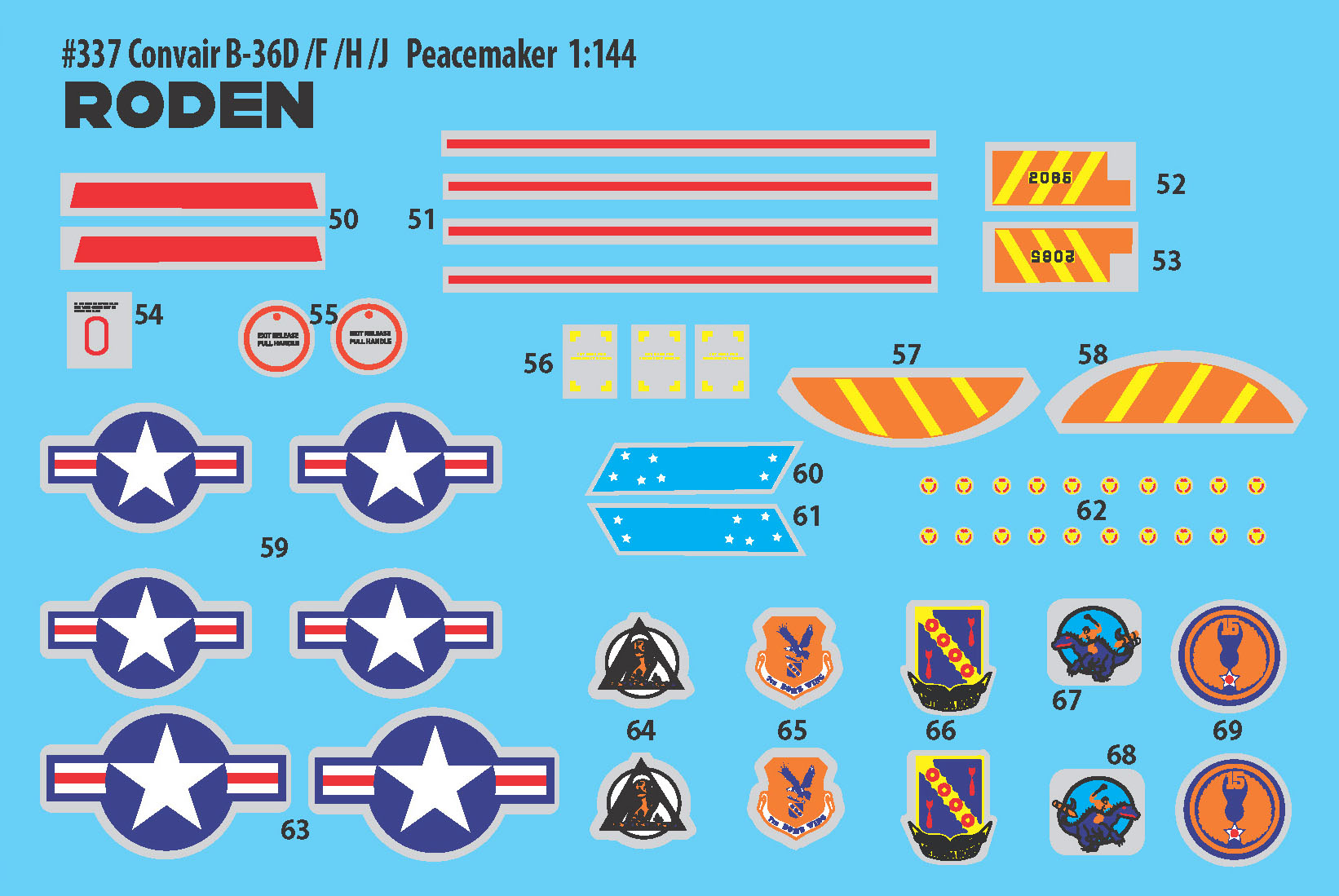Roden 337 Convair B-36D/F/H/J Peacemaker