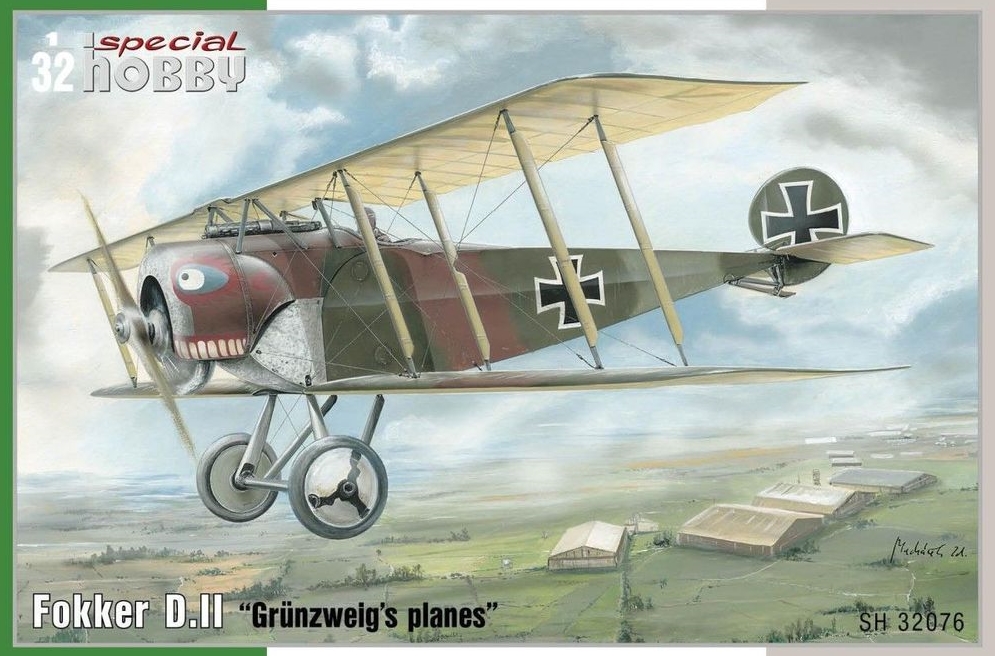 SH32076 Fokker D.II 'Grünzweig's Planes"'