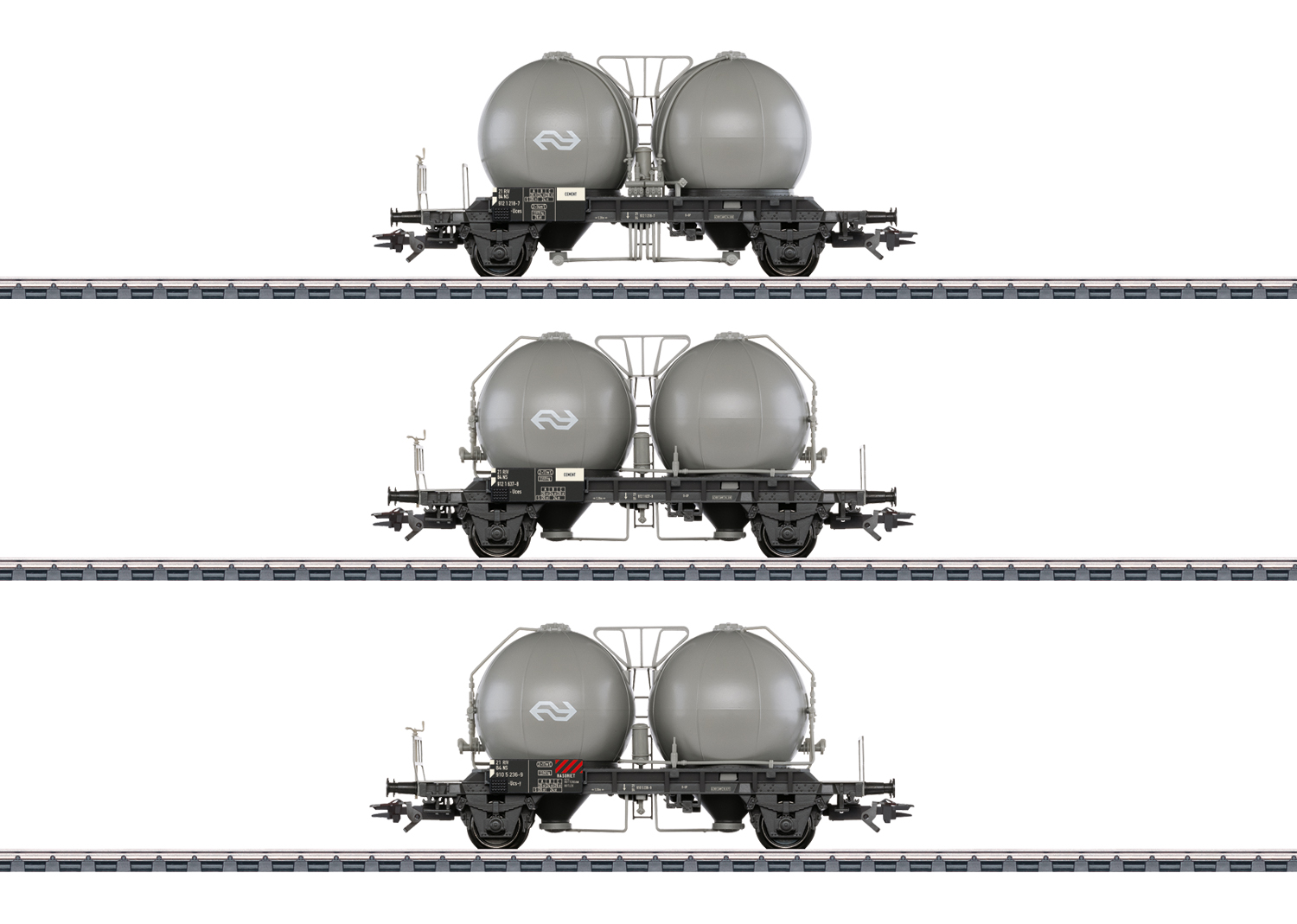 Märklin 46632 NS Kugelsilowg. Uces/Ucsy Set 3tlg. Ep.4