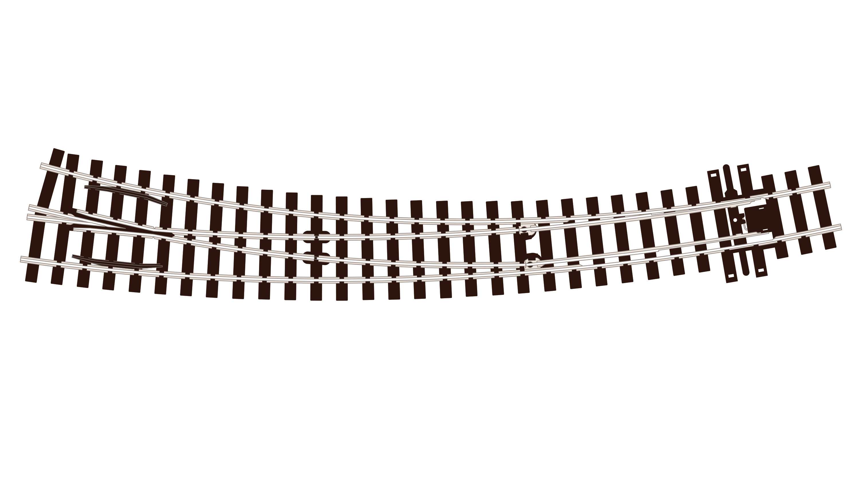 SLE1486 Bogenweiche rechts