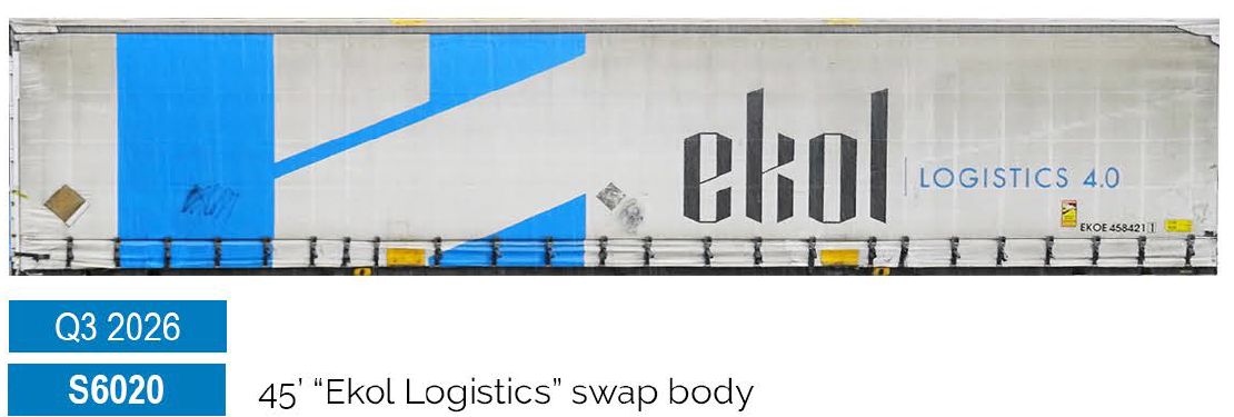 Sudexpress S6020 Ekol Logistics 45' Swap Container
