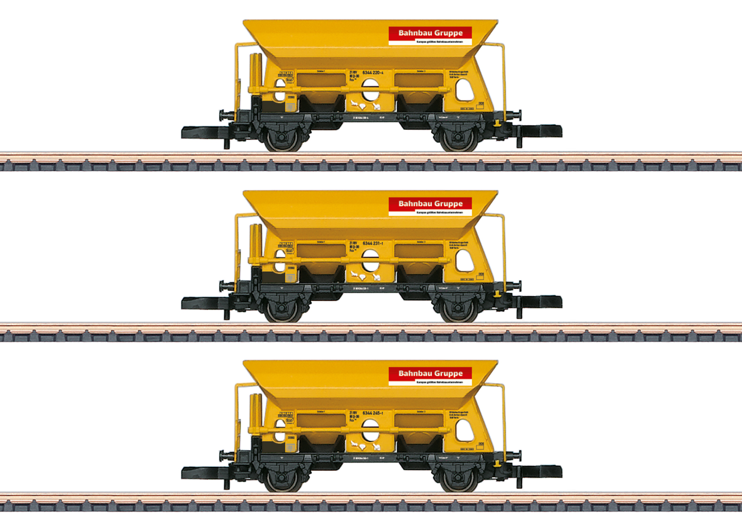 Märklin 82429 DB Bahnbau Wagen-Set Fc 089 3-tlg. Ep.6